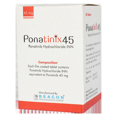 30 Καψάκια 45 mg Ponatinib Πολυστόχους Αναστολείς Κινάσης