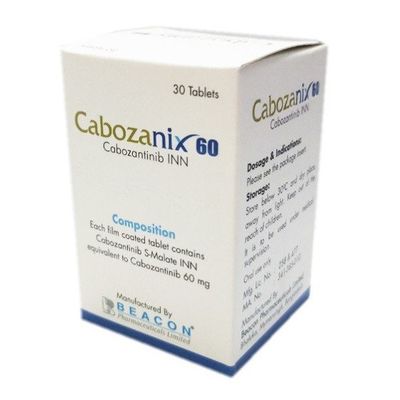 Αγορά Cabozantinib 60 mg Ταμπλέτες για τη θεραπεία του καρκίνου του νεφρού του θυρεοειδούς ήπατος online manufacture