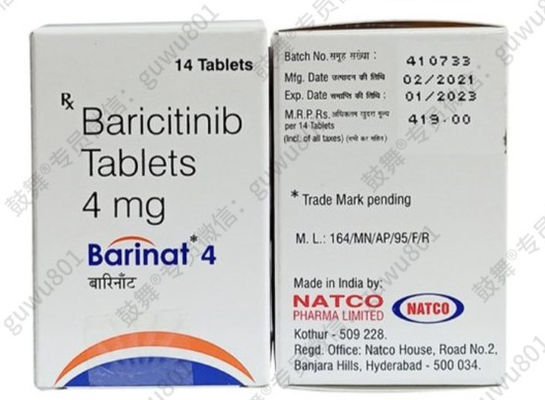 Αγορά NatcoBaricitinib - Barinat 4mg*14 δισκία/φιάλη (κουτί) Ρευματοειδής αρθρίτιδα (ΡΑ), (ΑΚ), ψωρίαση, ατοπική δερματίτιδα, συστηματικός ερυθηματώδης λύκος, (ΕΚ), γυροειδής αλωπεκία Κατά τη διάρκεια της θεραπείας online manufacture