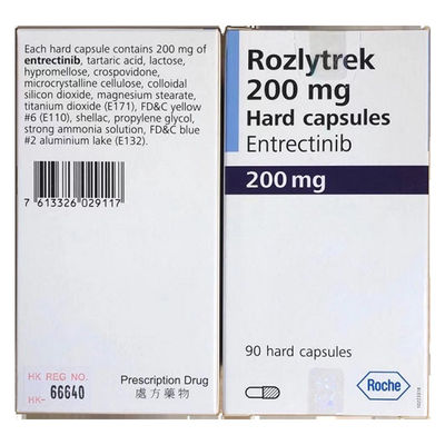 90 Καψάκια Εντρεκτινίμ Ροζλυτρέκ 200 mg Φάρμακα για τη θεραπεία του καρκίνου του πνεύμονα