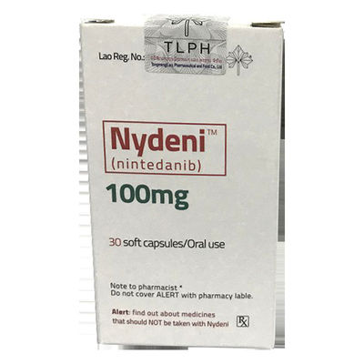 100 mg Nintedanib Nydeni Ανοσοθεραπευτικά Φάρμακα για Καρκίνο του Πνεύματος